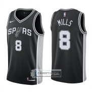 Camiseta Spurs Patty Mills Swingman Icon 2017-18 Negro