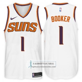 Camiseta Suns Devin Booker 2017-18 Blanco