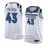 Camiseta Timberwolves Anthony Tolliver Association 2018 Blanco