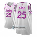 Camiseta Timberwolves Derrick Rose Earned 2018-19 Gris