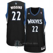 Camiseta Timberwolves Wiggins Negro