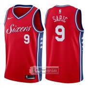 Camiseta 76ers Dario Saric Statement 2017-18 Rojo
