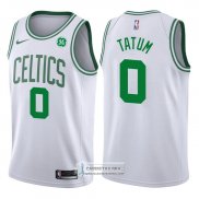 Camiseta Autentico Celtics Tatum 2017-18 Blanco