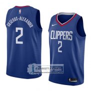 Camiseta Clippers Shai Gilgeous-alexander Icon 2018 Azul