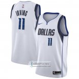 Camiseta Dallas Mavericks Kyrie Irving NO 11 Association 2022-23 Blanco