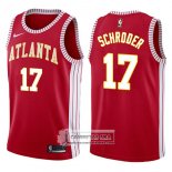 Camiseta Hawks Dennis Schroder Classic 2017-18 Rojo