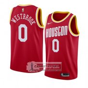 Camiseta Houston Rockets Russell Westbrook Hardwood Classics 2019-20 Rojo