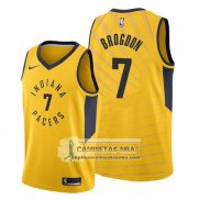 Camiseta Indiana Pacers Malcolm Brogdon Statement Oro