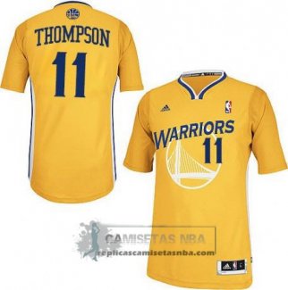Camiseta Manga Corta Warriors Thompson Amarillo
