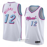 Camiseta Miami Heat Matt Williams Jr. Ciudad 2018 Blanco