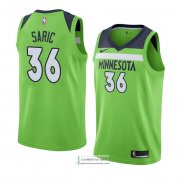 Camiseta Minnesota Timberwolves Dario Saric Statement 2018 Verde