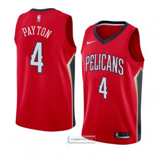 Camiseta New Orleans Pelicans Elfrid Payton Statement 2018 Rojo