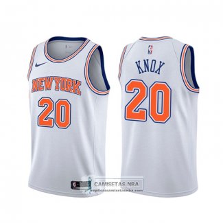 Camiseta New York Knicks Kevin Knox Statement Blanco