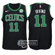 Camiseta Nino Celtics Kyrie Irving Statement 2017-18 Negro