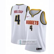 Camiseta Nuggets Paul Millsap Swingman 2018-19 Blanco