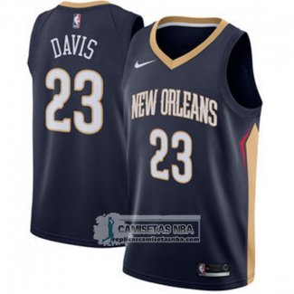 Camiseta Pelicans Anthony Davis Icon 2017-18 Azul