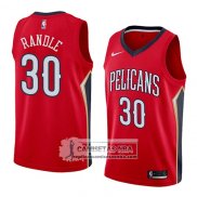 Camiseta Pelicans Julius Randle Statement 2018 Rojo