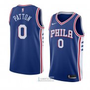 Camiseta Philadelphia 76ers Justin Patton Icon 2018 Azul
