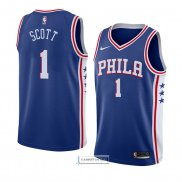 Camiseta Philadelphia 76ers Mike Scott Icon 2018 Azul