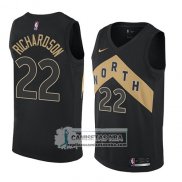 Camiseta Raptors Malachi Richardson Ciudad 2018 Negro