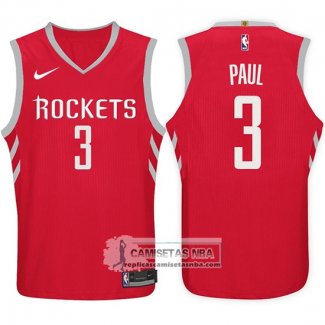 Camiseta Rockets Chris Paul 2017-18 Rojo