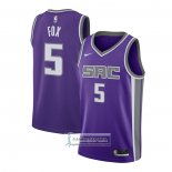 Camiseta Sacramento Kings De'Aaron Fox Icon 2020-21 Violeta