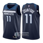 Camiseta Timberwolves Jamal Crawford Icon 2017-18 Azul