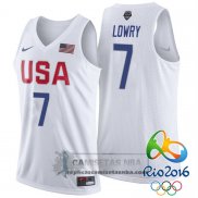 Camiseta USA 2016 Lowry Blanco