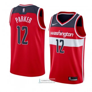 Camiseta Washington Wizards Jabari Parker Icon 2018 Rojo