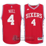 Camiseta 76ers Noel Rojo