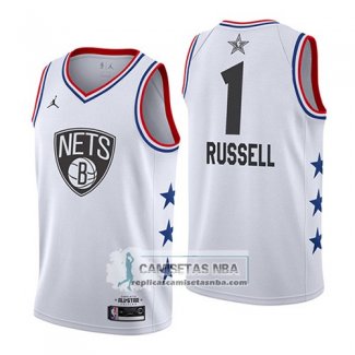 Camiseta All Star 2019 Brooklyn Nets Dangelo Russell Blanco