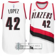 Camiseta Blazers Lopez Blanco