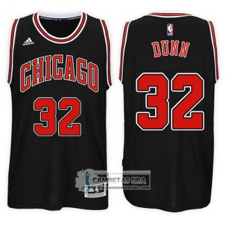 Camiseta Bulls Kris Dunn Alternate 2017-18 Negro