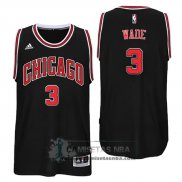 Camiseta Bulls Wade Negro