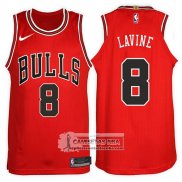 Camiseta Bulls Zach Lavine 2017-18 Rojo