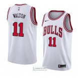 Camiseta Chicago Bulls Derrick Walton Association 2018 Blanco