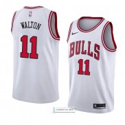 Camiseta Chicago Bulls Derrick Walton Association 2018 Blanco