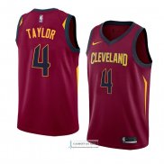 Camiseta Cleveland Cavaliers Isaiah Taylor Icon 2018 Rojo