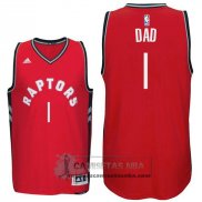 Camiseta Dia del Padre Raptors Dad Rojo