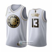 Camiseta Golden Edition Los Angeles Clippers Paul George Blanco
