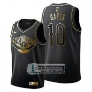 Camiseta Golden Edition New Orleans Pelicans Jaxson Hayes Negro