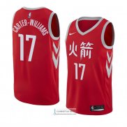 Camiseta Houston Rockets Michael Carter Williams Ciudad 2017-18