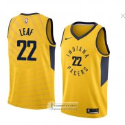 Camiseta Indiana Pacers Tj Leaf Statement 2018 Amarillo