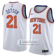 Camiseta Knicks Damyean Dotson Association 2018 Blanco