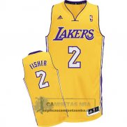 Camiseta Lakers Fisher Amarillo