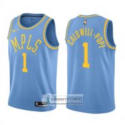 Camiseta Lakers Kentavious Caldwell Pope Classic 2017-18 Azul