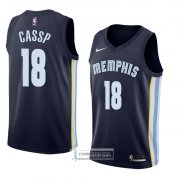Camiseta Memphis Grizzlies Omri Cassp Icon 2018 Azul