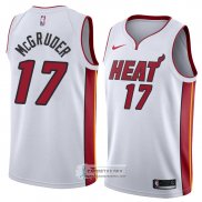 Camiseta Miami Heat Rodney Mcgruder Association 2018 Blanco