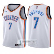 Camiseta Nino Thunder Carmelo Anthony Association 2017-18 Blanco