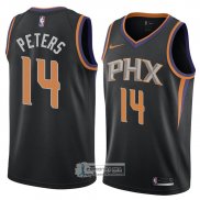 Camiseta Phoenix Suns Alec Peters Statement 2018 Negro2